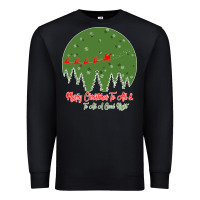 Black Merry Christmas To All To All A Good Night Premium Sweatshirt - Bettercallsaul