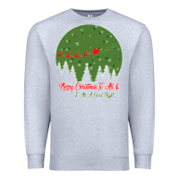 Heather Grey Merry Christmas To All To All A Good Night Premium Sweatshirt - Bettercallsaul