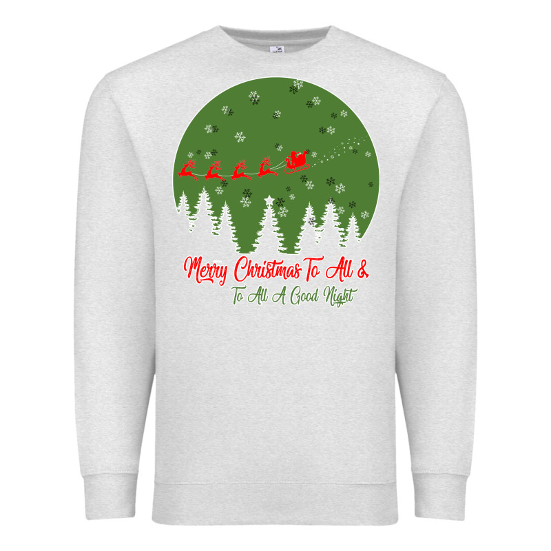 Merry Christmas To All To All A Good Night Premium Sweatshirt by Bettercallsaul | Teevron