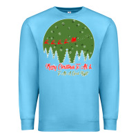 Ocean Blue Merry Christmas To All To All A Good Night Premium Sweatshirt - Bettercallsaul