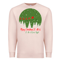 Pale Pink Merry Christmas To All To All A Good Night Premium Sweatshirt - Bettercallsaul
