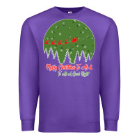 Purple Merry Christmas To All To All A Good Night Premium Sweatshirt - Bettercallsaul
