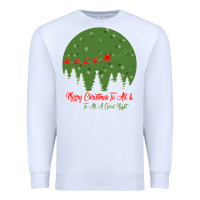 White Merry Christmas To All To All A Good Night Premium Sweatshirt - Bettercallsaul