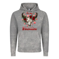 Cloud Rock be my valentine bull skull Vintage Hoodie - RanaPortraitStore
