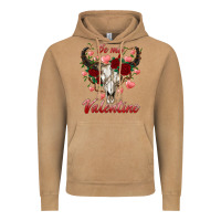 Vintage Camel be my valentine bull skull Vintage Hoodie - RanaPortraitStore