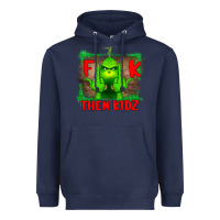 Navy Fuck Them Kids Grinch Heavyweight Hoodie - Bettercallsaul