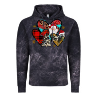 Cloud Black Christmas heart Vintage Hoodie - JahusDesignShop