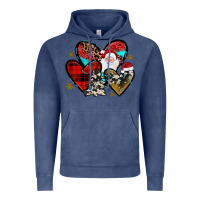 Vintage Denim Christmas heart Vintage Hoodie - JahusDesignShop