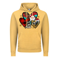 Vintage Mustard Christmas heart Vintage Hoodie - JahusDesignShop