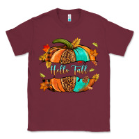 Burgundy pumpkin hello fall Classic Tee - NancyCooperArtShop