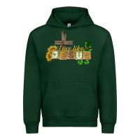 Forest Green Love like Jesus St. Patrick's Urban Hoodie - CowGirlArtShop