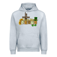 Heather Grey Love like Jesus St. Patrick's Urban Hoodie - CowGirlArtShop