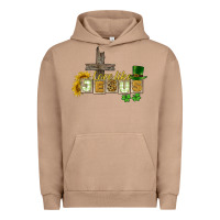 Pigment Burro Love like Jesus St. Patrick's Urban Hoodie - CowGirlArtShop