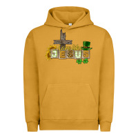 Pigment Peanut Butter Love like Jesus St. Patrick's Urban Hoodie - CowGirlArtShop