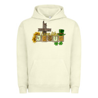 Pigment Pistachio Love like Jesus St. Patrick's Urban Hoodie - CowGirlArtShop
