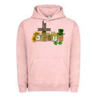 Pigment Salmon Love like Jesus St. Patrick's Urban Hoodie - CowGirlArtShop