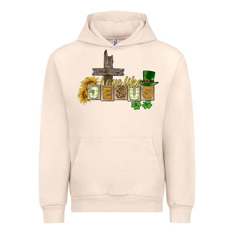 Love Like Jesus St. Patrick's Urban Hoodie by CowGirlArtShop | Teevron