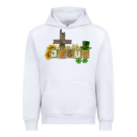 White Love like Jesus St. Patrick's Urban Hoodie - CowGirlArtShop
