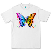 White rainbow butterfly Premium Tee - Zillion Design Studio