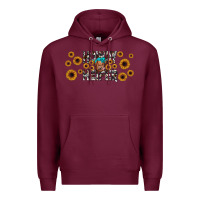 Burgundy howdy heifer Premium Hoodie - JahusDesignShop