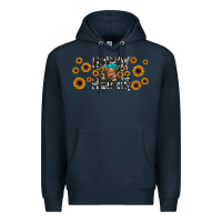 Navy howdy heifer Premium Hoodie - JahusDesignShop