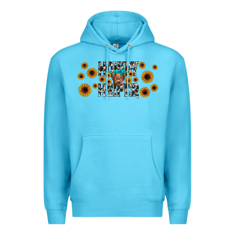 Howdy Heifer Premium Hoodie by JahusDesignShop | Teevron