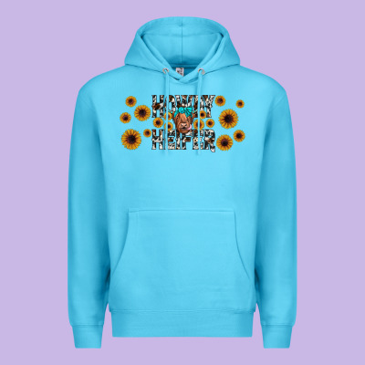 Howdy Heifer Premium Hoodie Designed By Jahusdesignshop