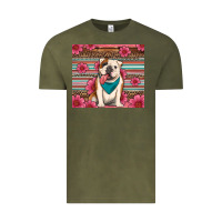 Vintage Olive british bulldog floral serape tumbler Vintage Tee - Artiststas