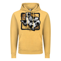 Vintage Mustard leopard soccer texas map Vintage Hoodie - Jasminsmagicworld