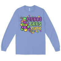 Colony Blue mardi gras cutie Long Sleeve Tee - MaliasSmallBusiness