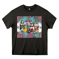 Asphalt cartoon characters coffee cups Heavy Core Tee - Zillion Design Studio