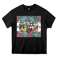 Black cartoon characters coffee cups Heavy Core Tee - Zillion Design Studio