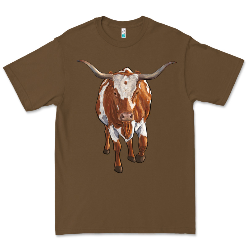 Longhorn Cow Premium Tee by RanaPortraitStore | Teevron