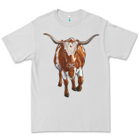 Dove Grey longhorn cow Premium Tee - RanaPortraitStore