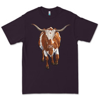 Plum longhorn cow Premium Tee - RanaPortraitStore