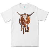 White longhorn cow Premium Tee - RanaPortraitStore