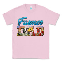 Bubblegum Pink Western Farmer Dad Classic Tee - LillyAllenDesigns