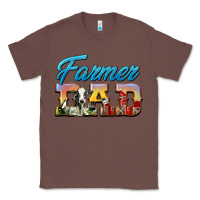 Chestnut Western Farmer Dad Classic Tee - LillyAllenDesigns