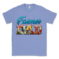 Colony Blue Western Farmer Dad Classic Tee - LillyAllenDesigns
