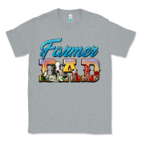 Heather Grey Western Farmer Dad Classic Tee - LillyAllenDesigns