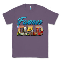 Lavender Western Farmer Dad Classic Tee - LillyAllenDesigns