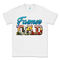 White Western Farmer Dad Classic Tee - LillyAllenDesigns