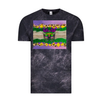Cloud Black mardi gras mask Vintage Tee - AdoDesignShop