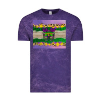 Cloud Purple mardi gras mask Vintage Tee - AdoDesignShop