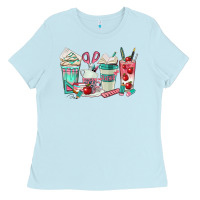 Baby Blue teacher coffee cups Ladies Tee - texasbilliewilder