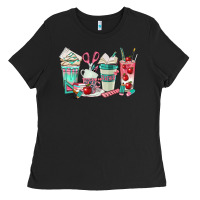 Teacher Coffee Cups Ladies Tee | Teevron