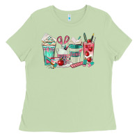 Matcha teacher coffee cups Ladies Tee - texasbilliewilder