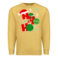 Antique Gold Christmas Ho Ho Ho Premium Sweatshirt - Bettercallsaul