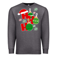 Charcoal Heather Christmas Ho Ho Ho Premium Sweatshirt - Bettercallsaul