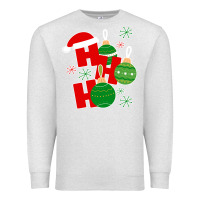 Oatmeal Heather Christmas Ho Ho Ho Premium Sweatshirt - Bettercallsaul